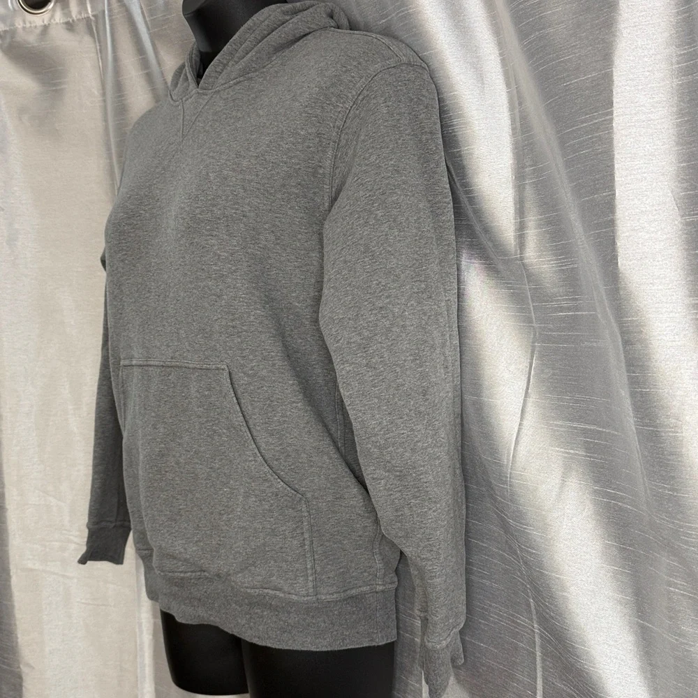Lululemon All Yours Hoodie Athletic Fleece Kangaroo Pocket Heather Gray Womens 6
